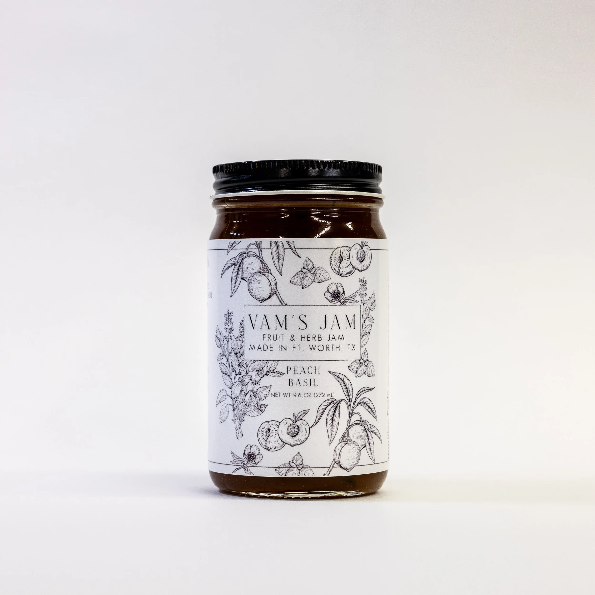 Peach Basil Jam — Vam's Jam